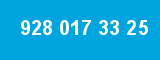 928 017 33 25